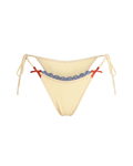 SOU LACE TIE SIDE BOTTOM — BUTTER